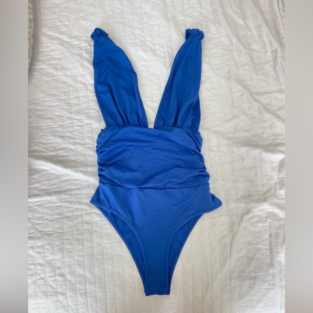 Blue bodysuit